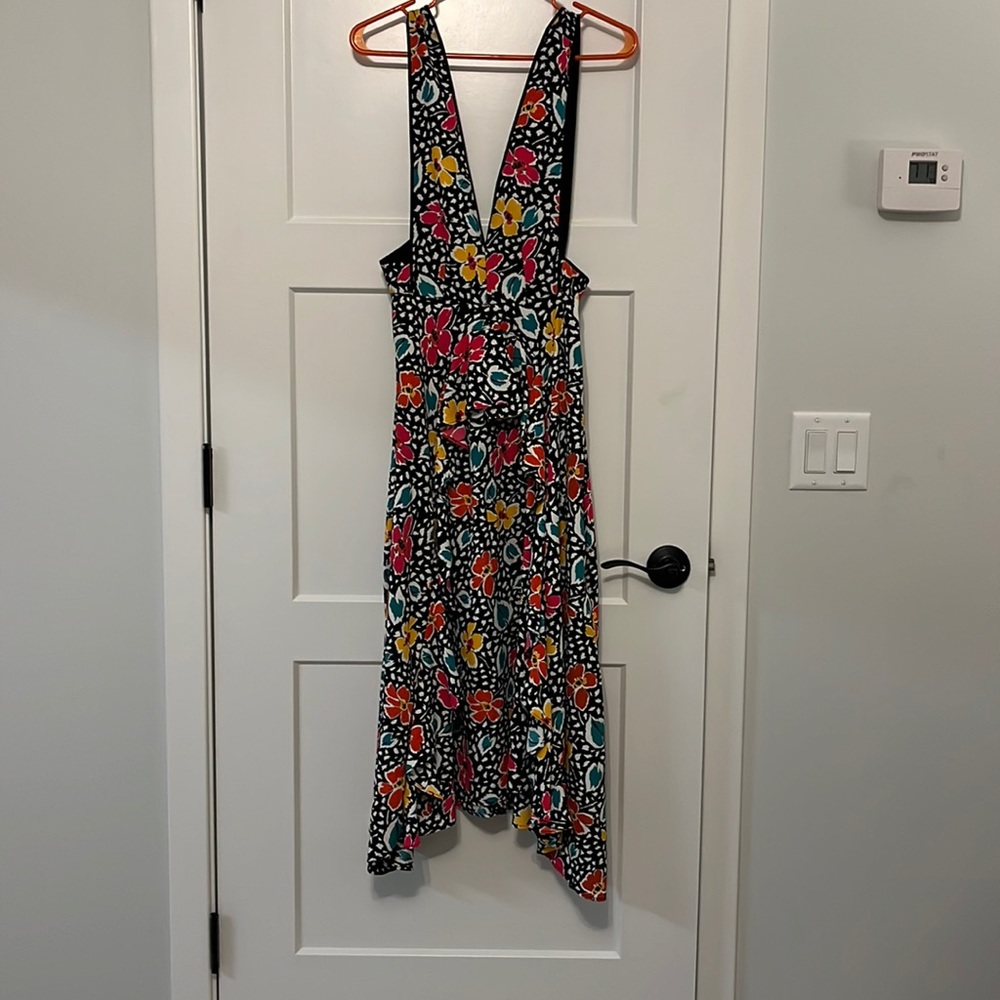 TOPSHOP midi floral dress